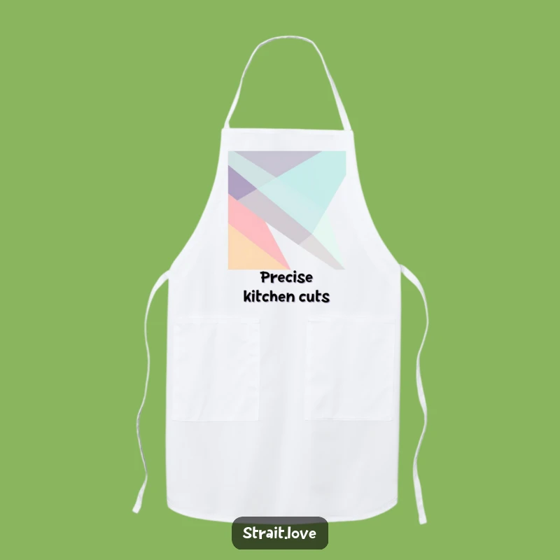 Funny Geometric Planes Apron - Abstract Kitchen Art - Modern Chef Gift
