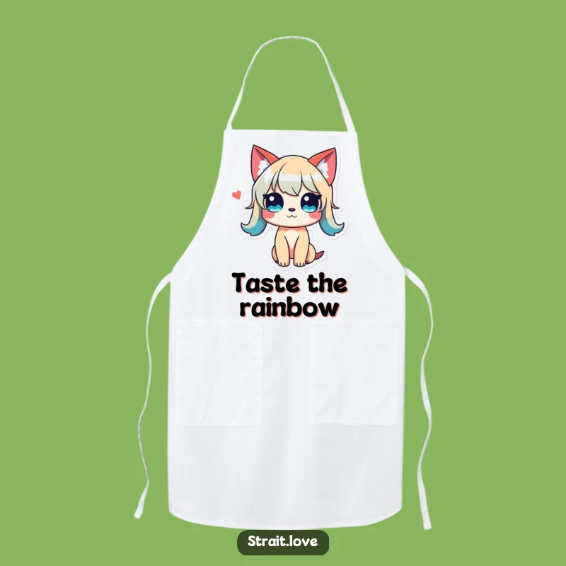 Funny Colour Clash Apron: Cook Up Fun with Vibrant, Unconventional Art