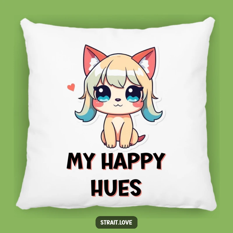 Funny Colour Clash Pillow: Cozy Comfort with Vibrant, Unconventional Art