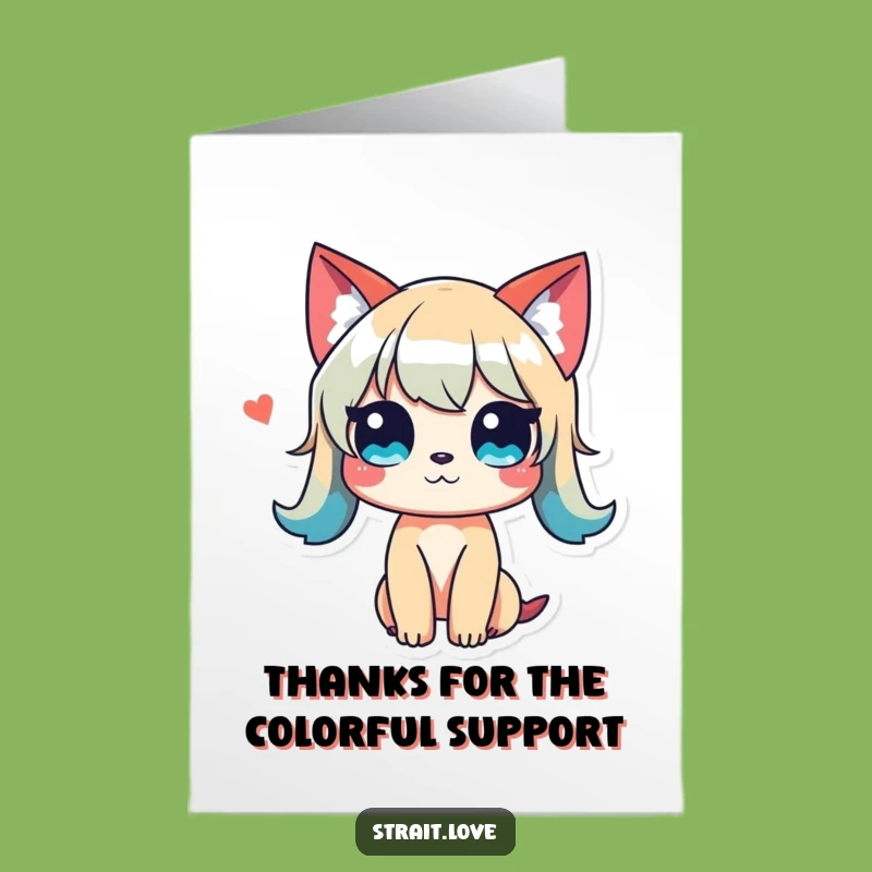 Free Printable Thank You Card: Unconventional Colors for a Funny Downloadable Gift