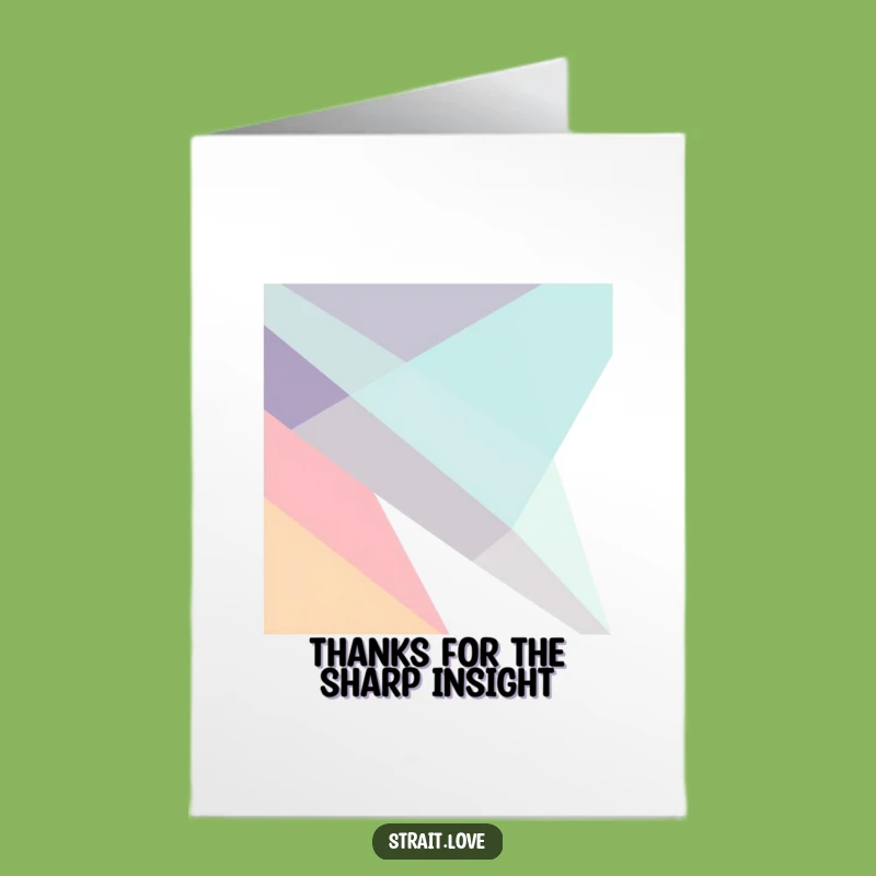 Funny Free Printable Thank You Card: Geometric Planes - Minimalist DIY Gift