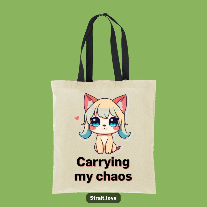 Funny Colour Clash Tote Bag: Carry Your World in Vibrant, Artistic Flair